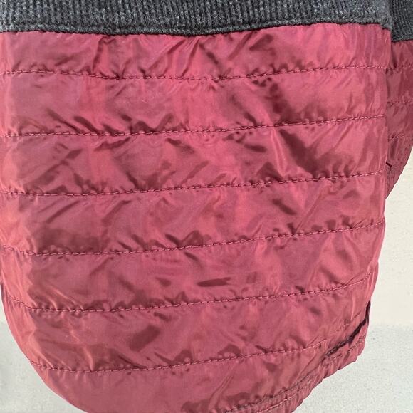 Southpole Top Women's XL Grey Maroon Crew Neck Pullover Sweatshirt Gorpcore - Picture 8 of 12